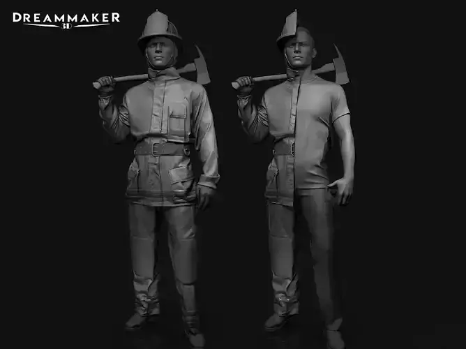 Hybrid Firefighter 3D print model