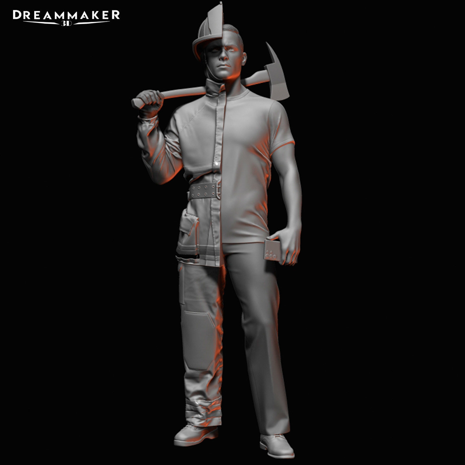 Hybrid Firefighter 3D print model_9