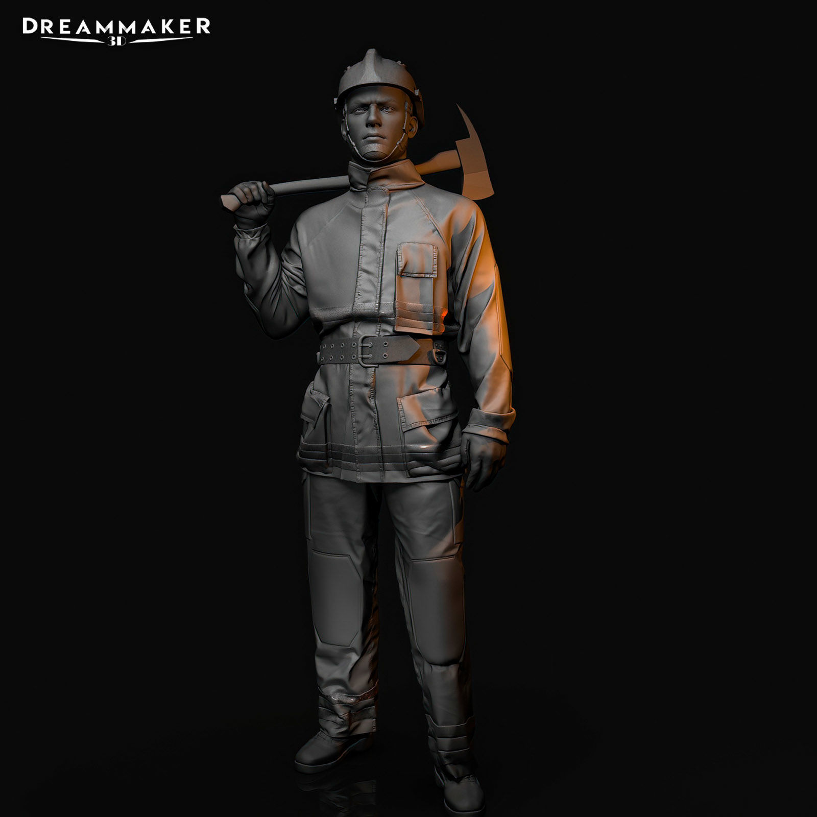 Hybrid Firefighter 3D print model_1