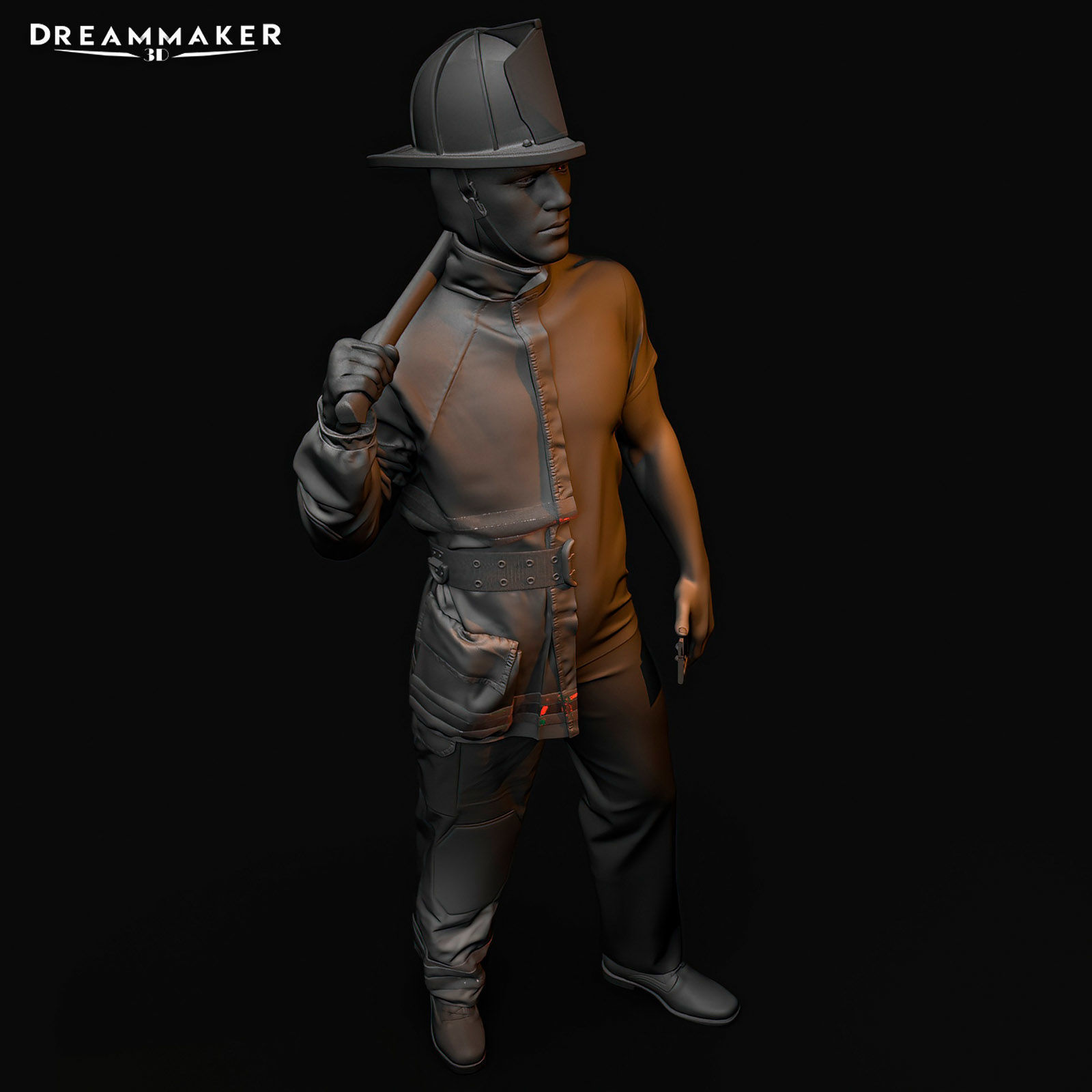 Hybrid Firefighter 3D print model_12