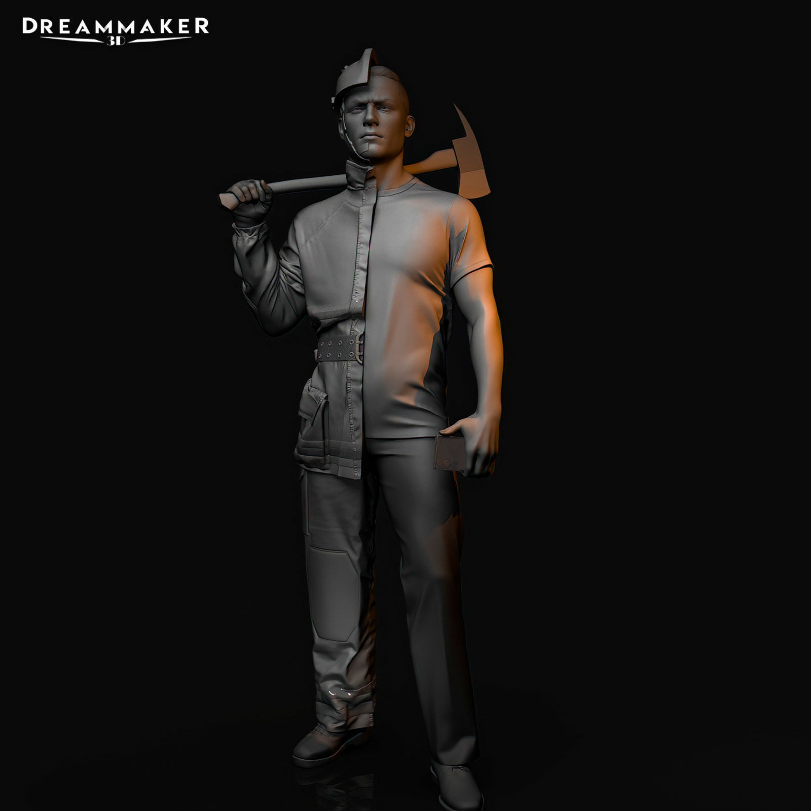 Hybrid Firefighter 3D print model_3