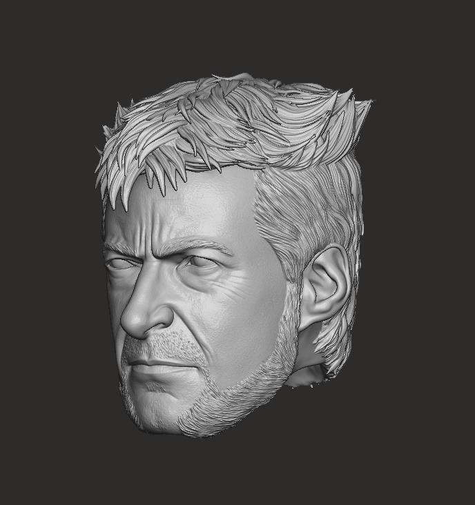 Wolverine 2024 - Hugh Jackman  3D print model_3