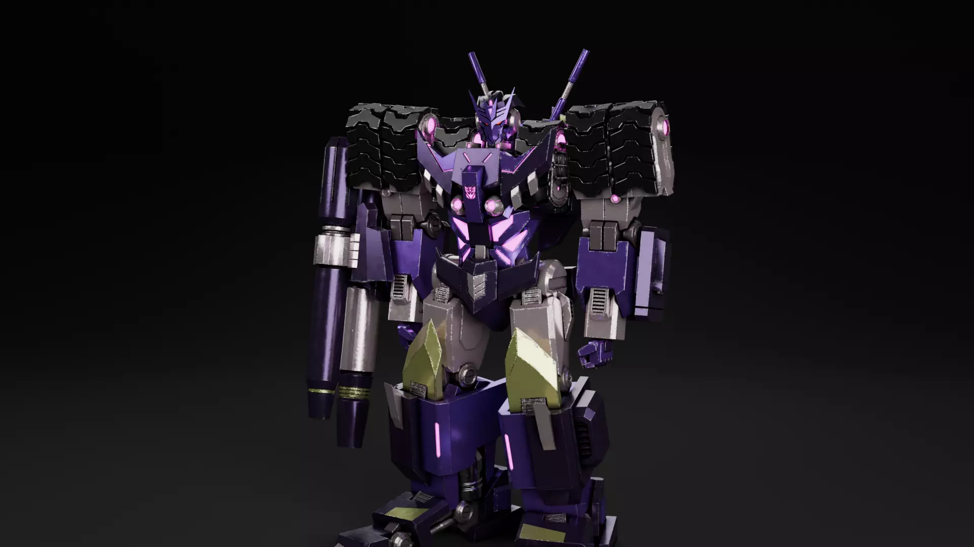 IDW Tarn with Alt Mode and Animation 3D model_0