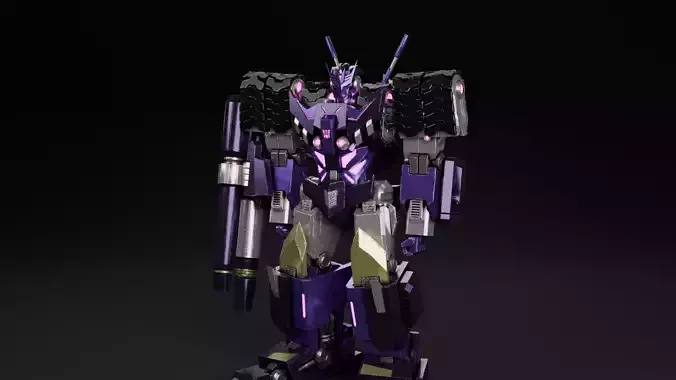 IDW Tarn with Alt Mode and Animation 3D model