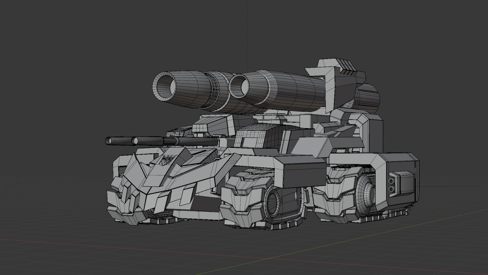 IDW Tarn with Alt Mode and Animation 3D model_5