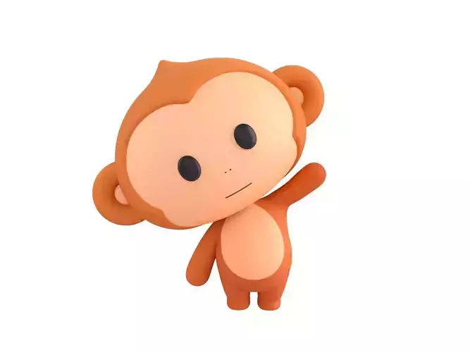 Character331 Rigged Monkey 3D model