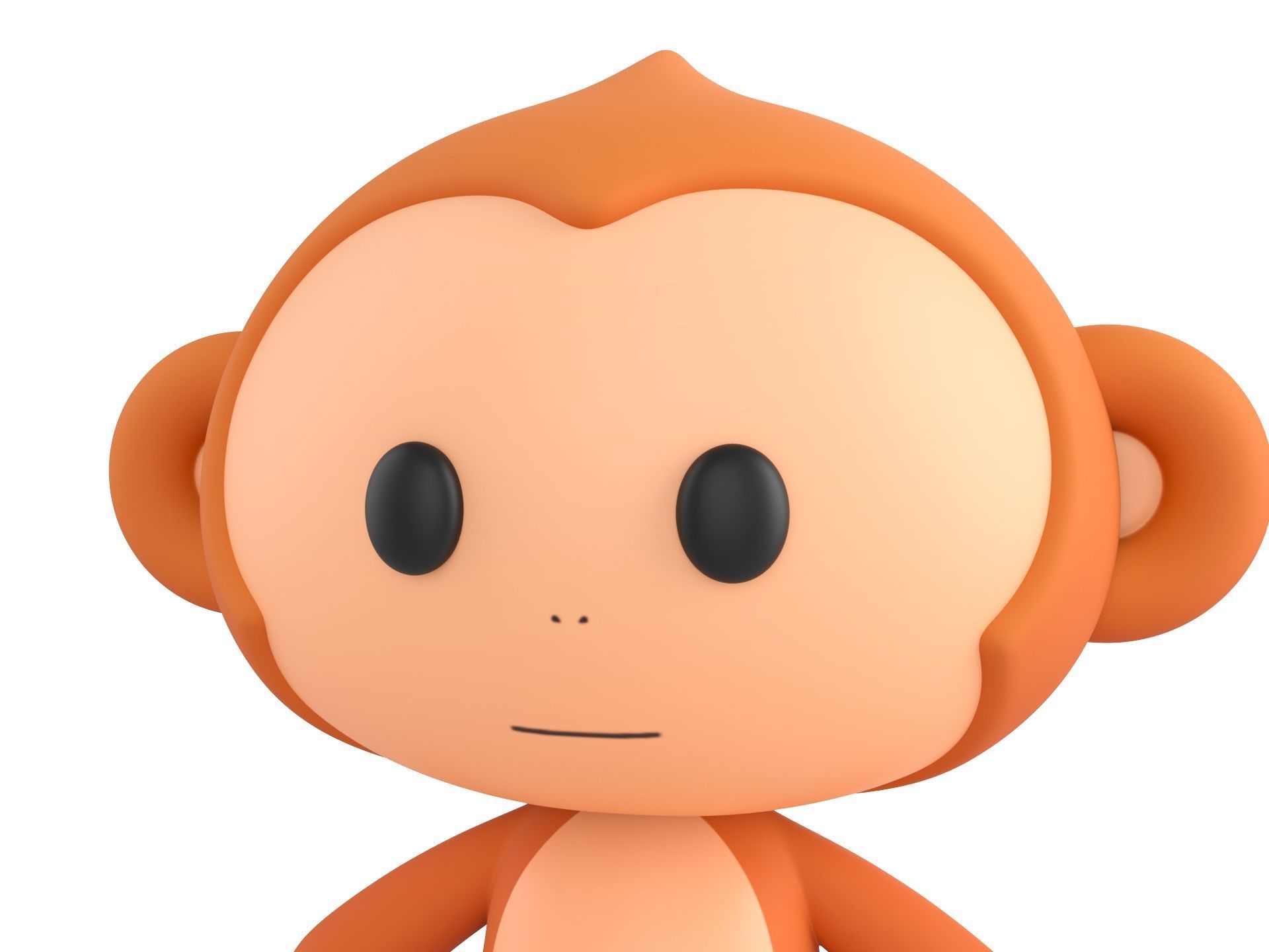 Character331 Rigged Monkey 3D model_5