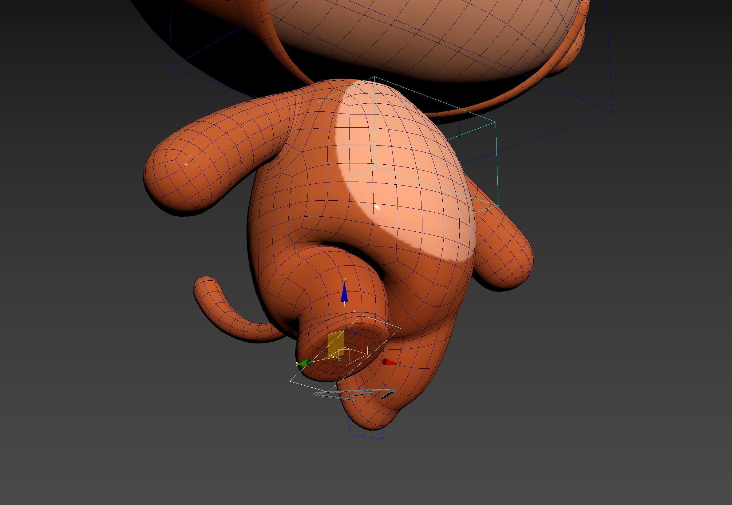 Character331 Rigged Monkey 3D model_24