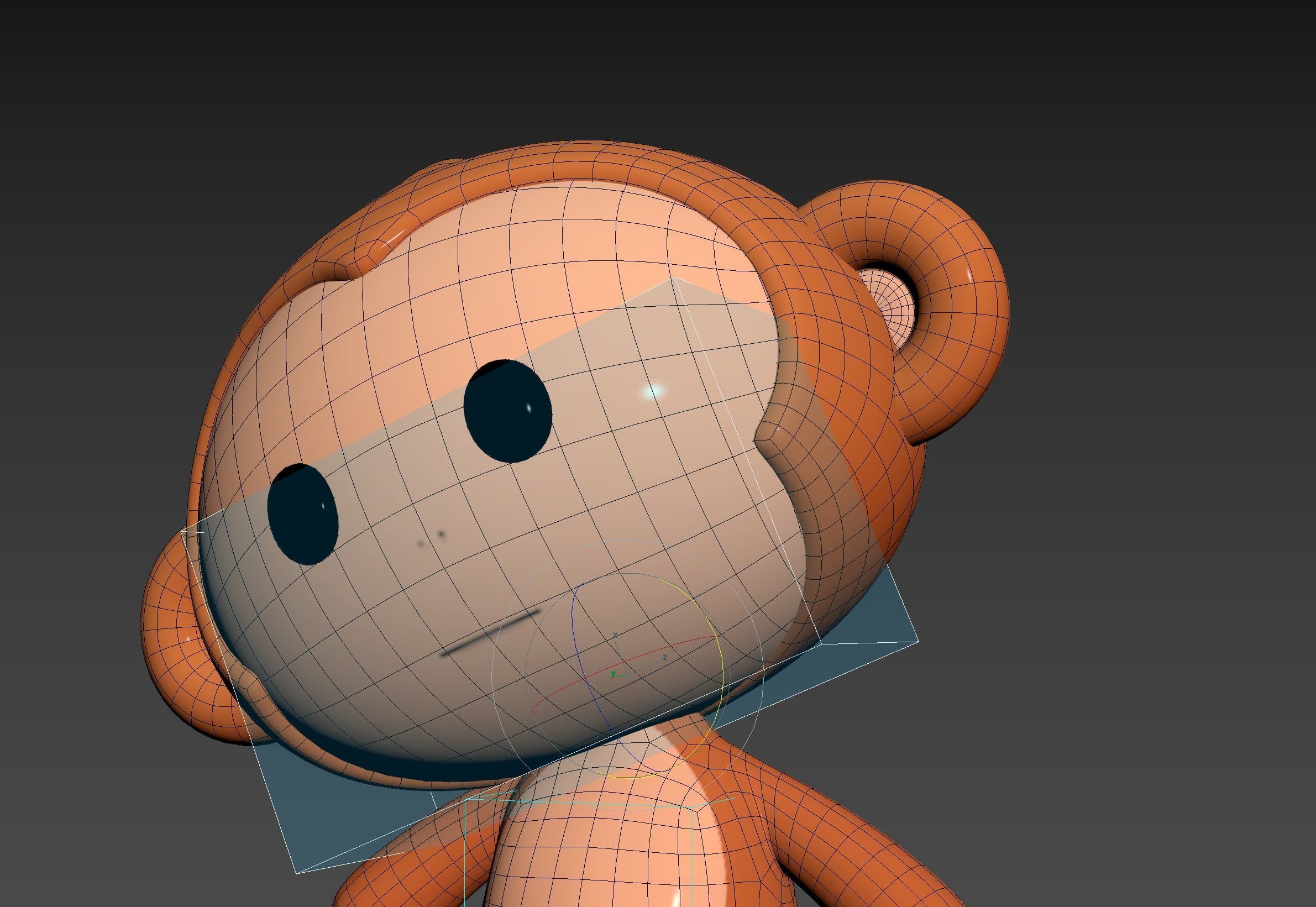 Character331 Rigged Monkey 3D model_19