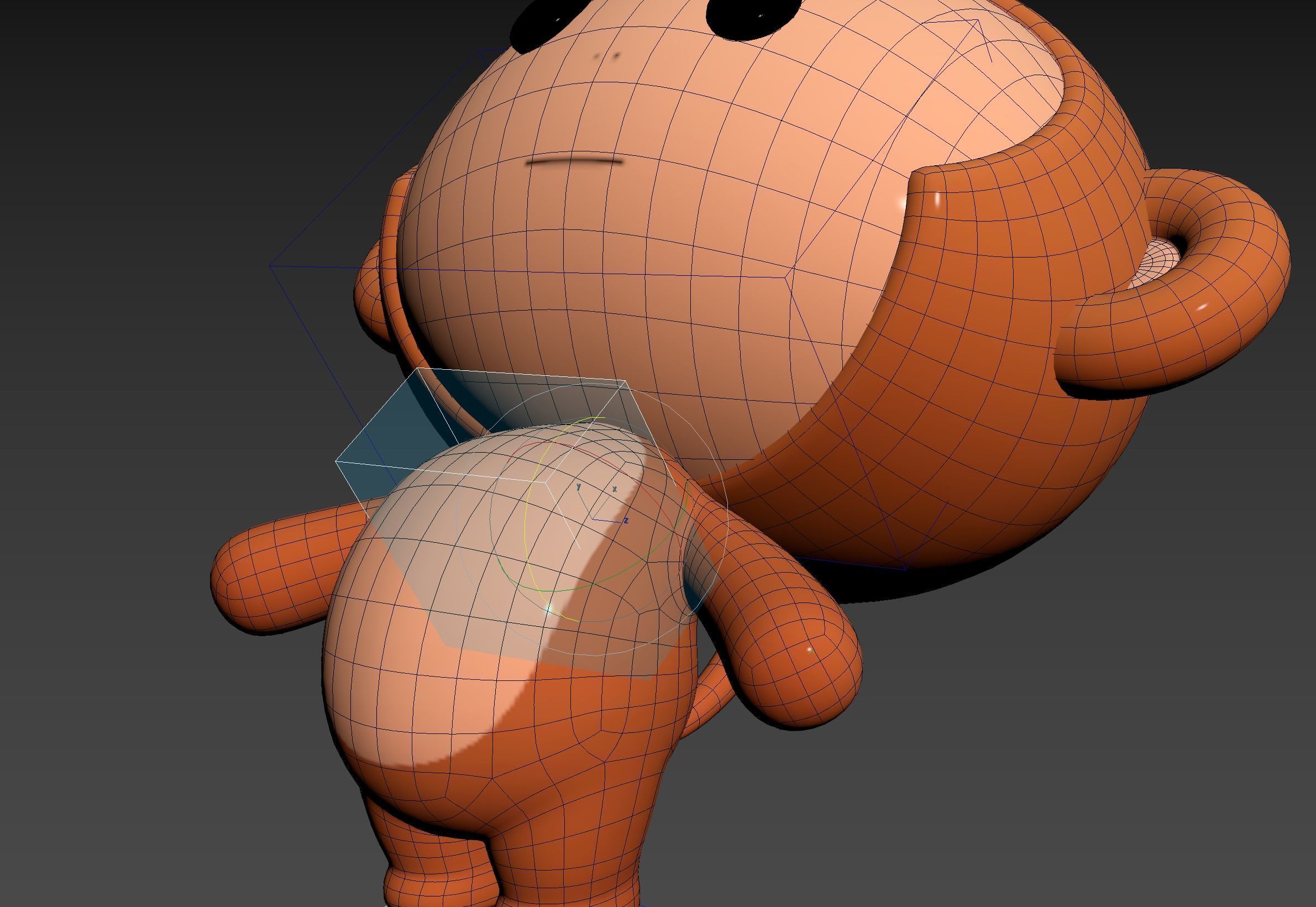 Character331 Rigged Monkey 3D model_22
