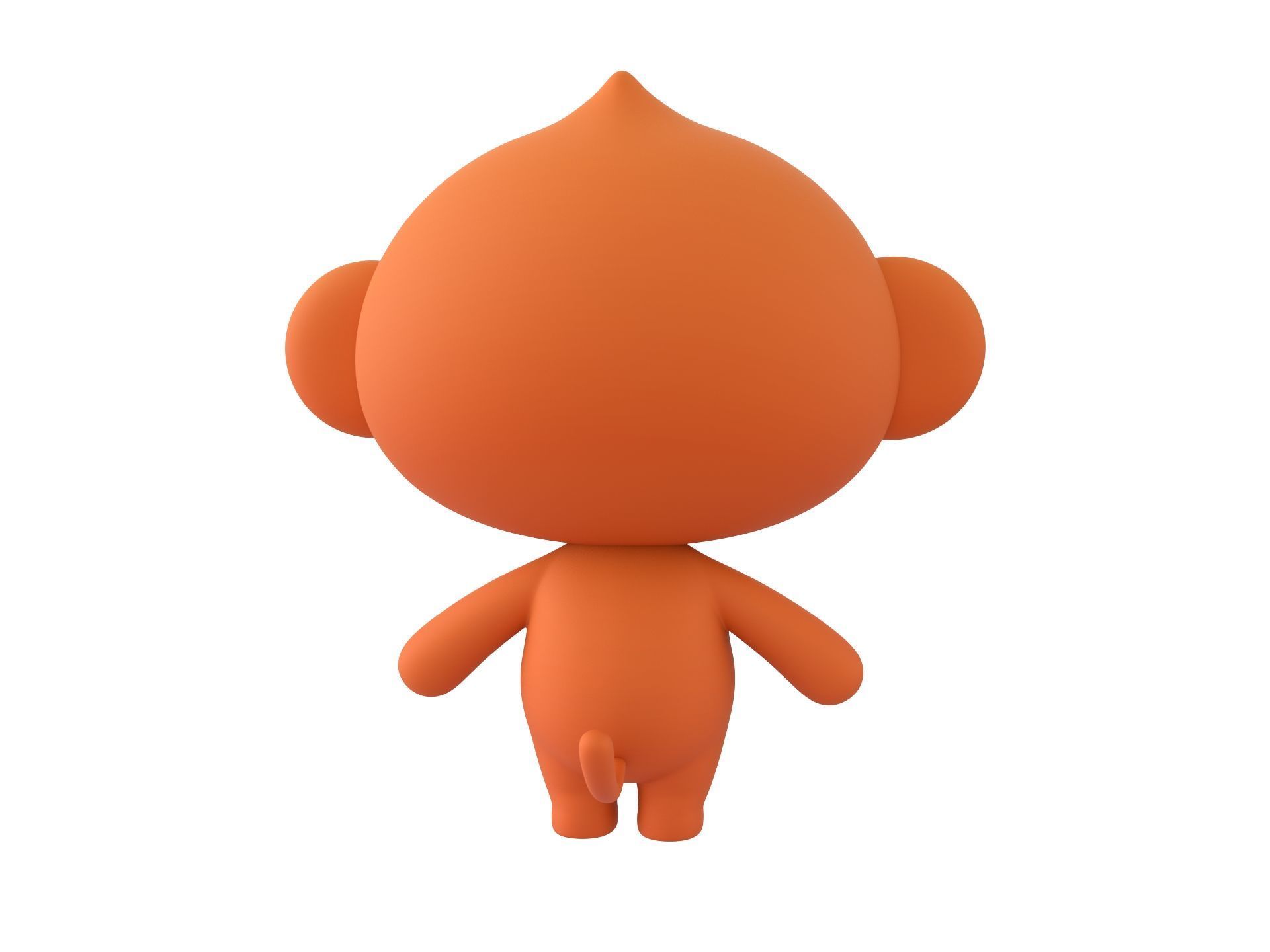 Character331 Rigged Monkey 3D model_4