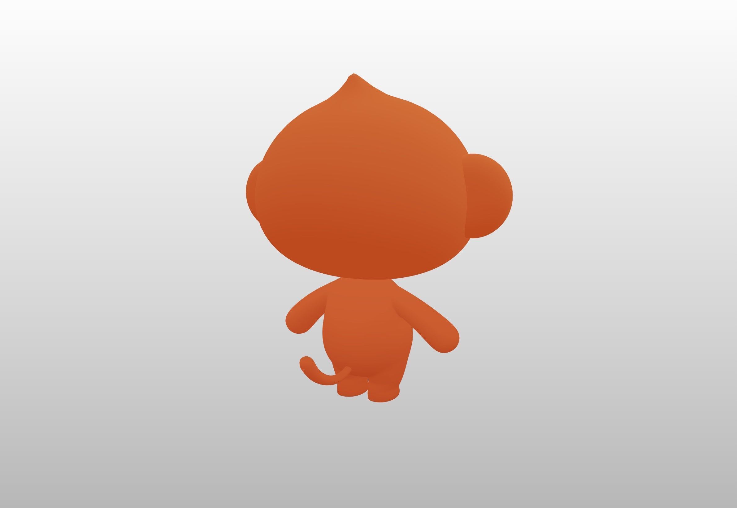 Character331 Rigged Monkey 3D model_13