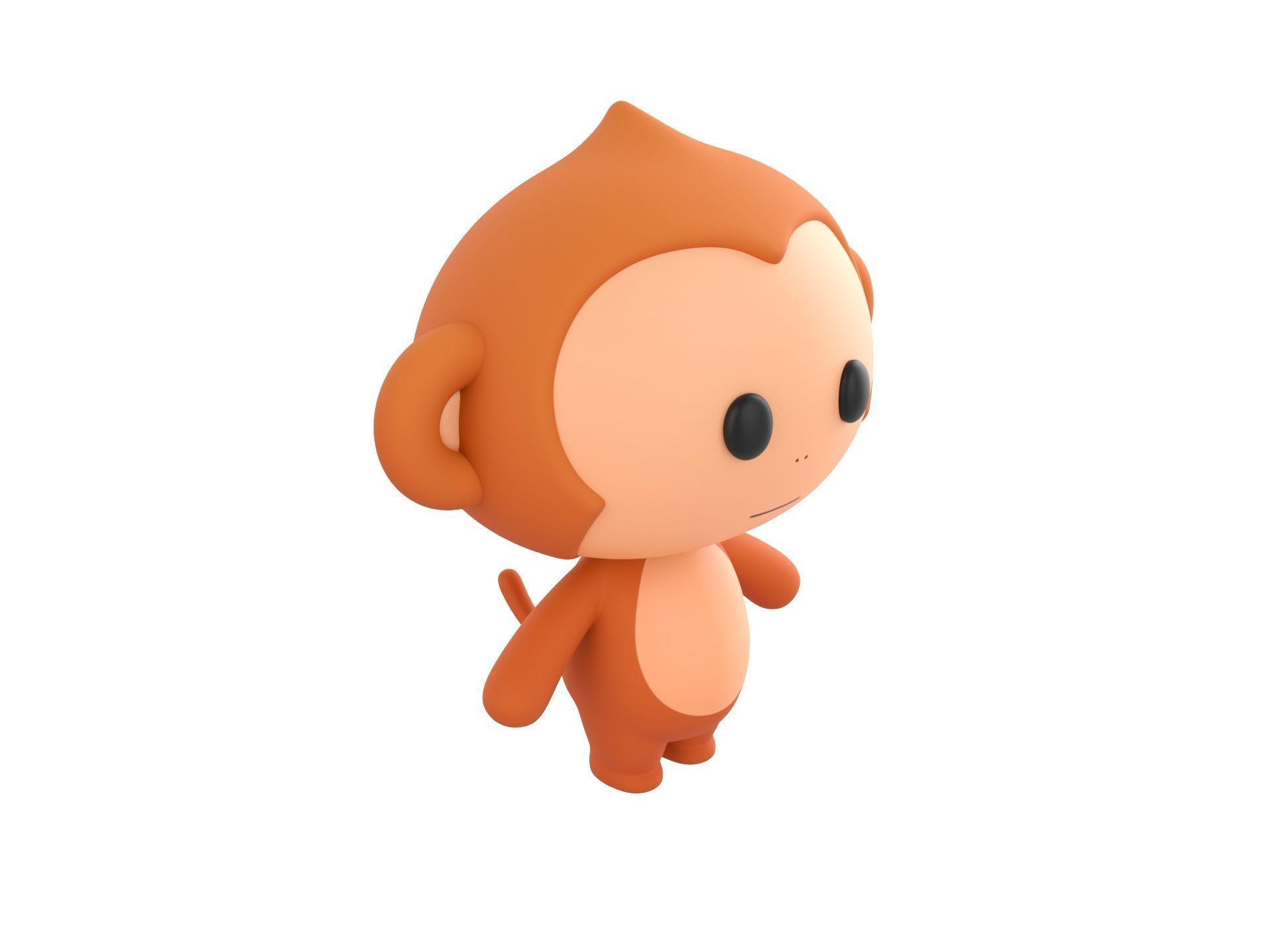 Character331 Rigged Monkey 3D model_2