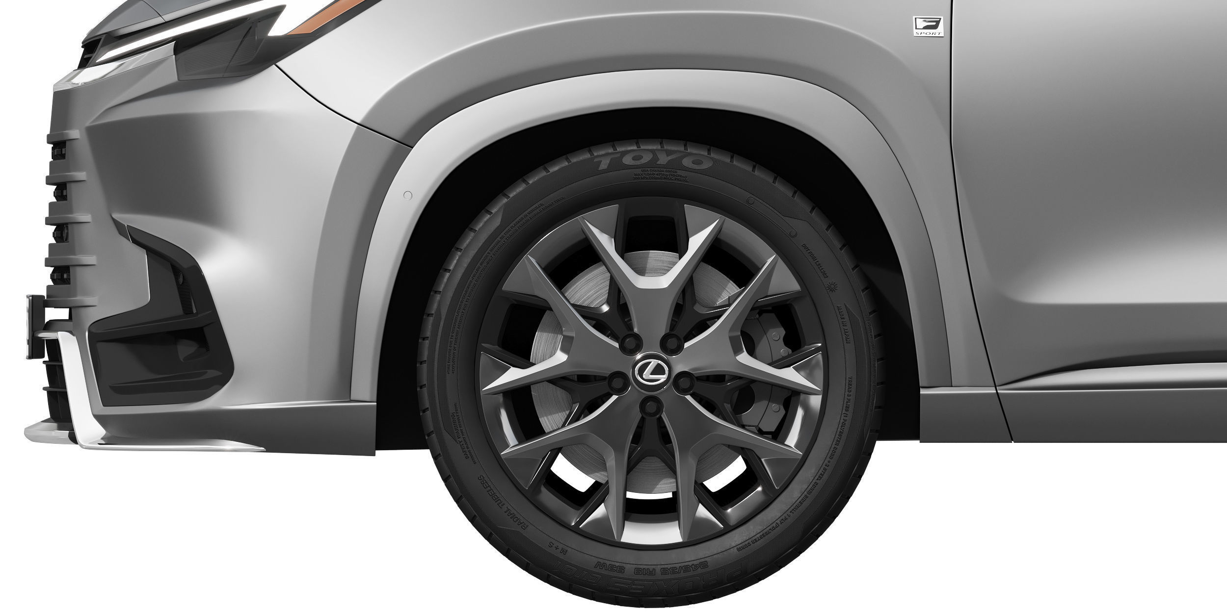 Lexus TX 500h 2024 3D model_10