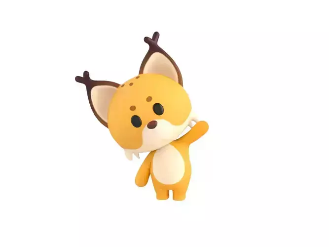 Character332 Rigged Lynx