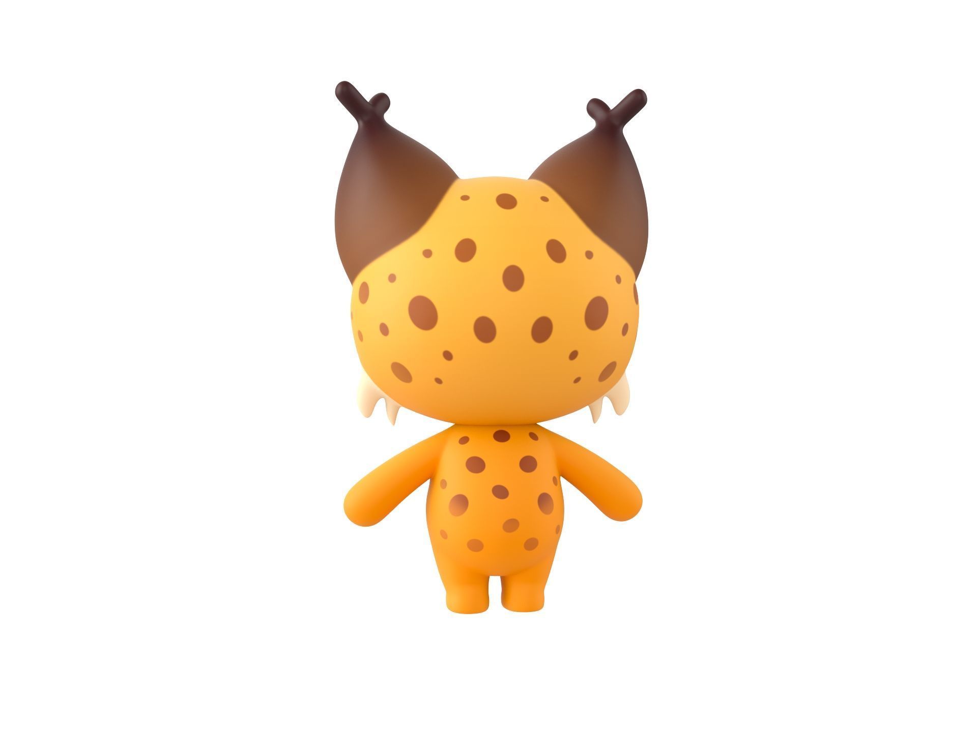 Character332 Rigged Lynx 3D model_4