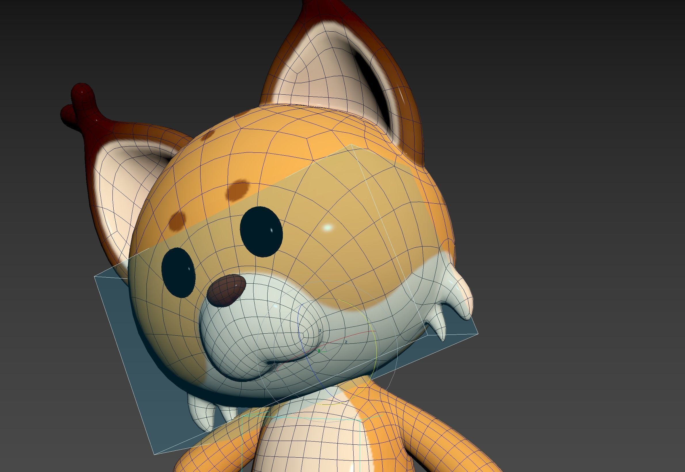 Character332 Rigged Lynx 3D model_18