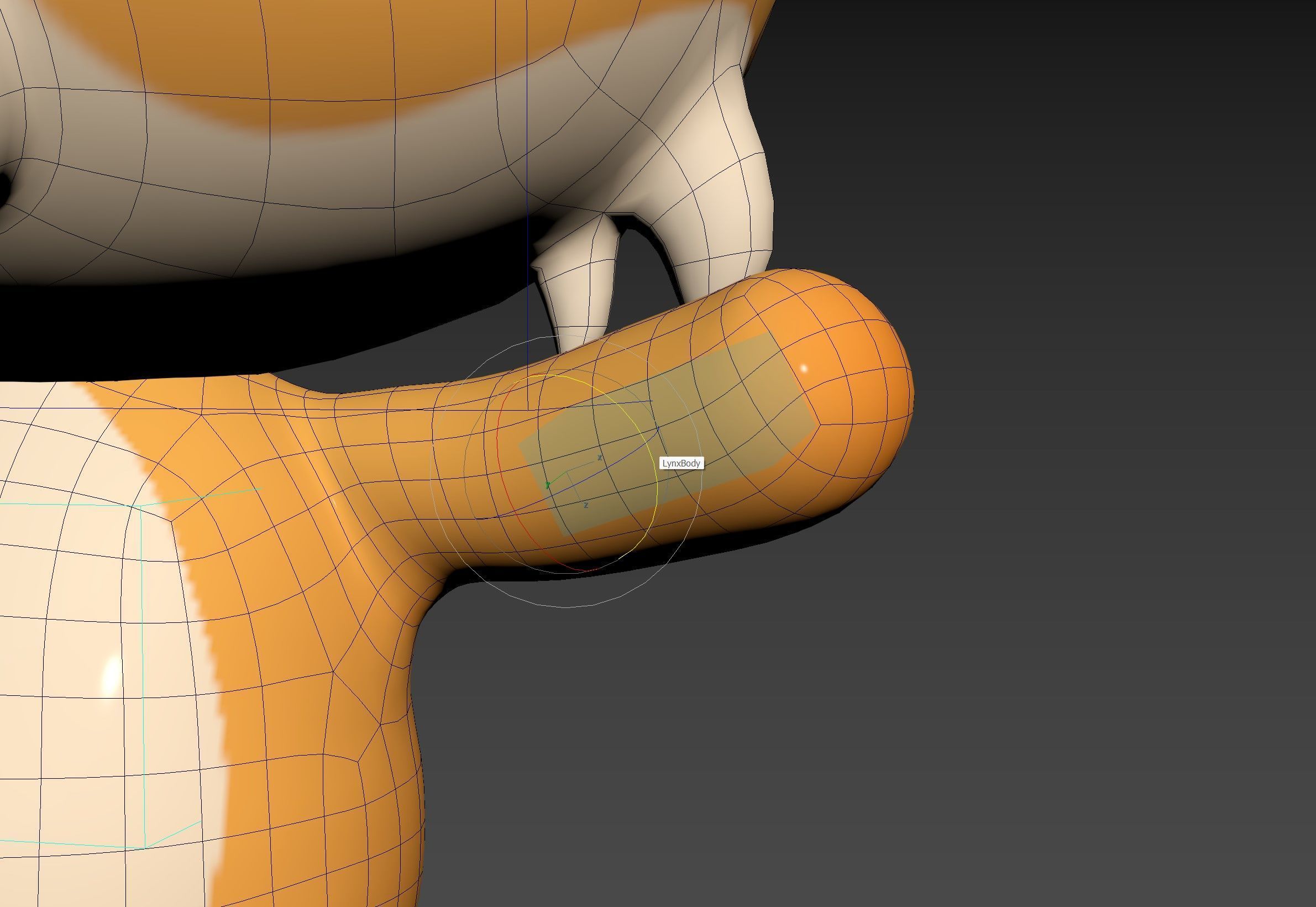 Character332 Rigged Lynx 3D model_20