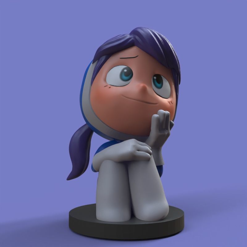 Emotional cell from yumis cells 3D print model_16