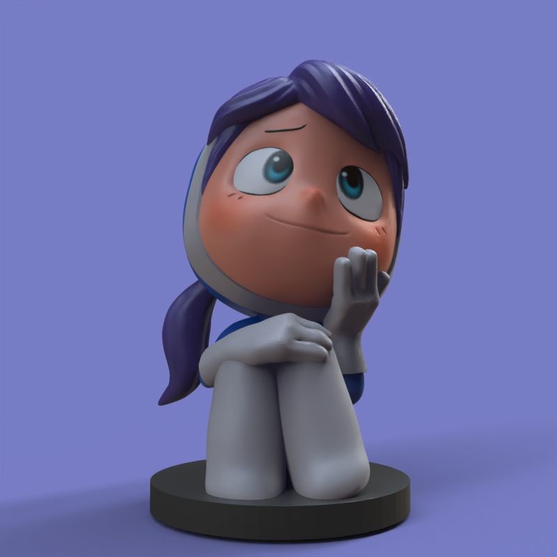 Emotional cell from yumis cells 3D print model_17