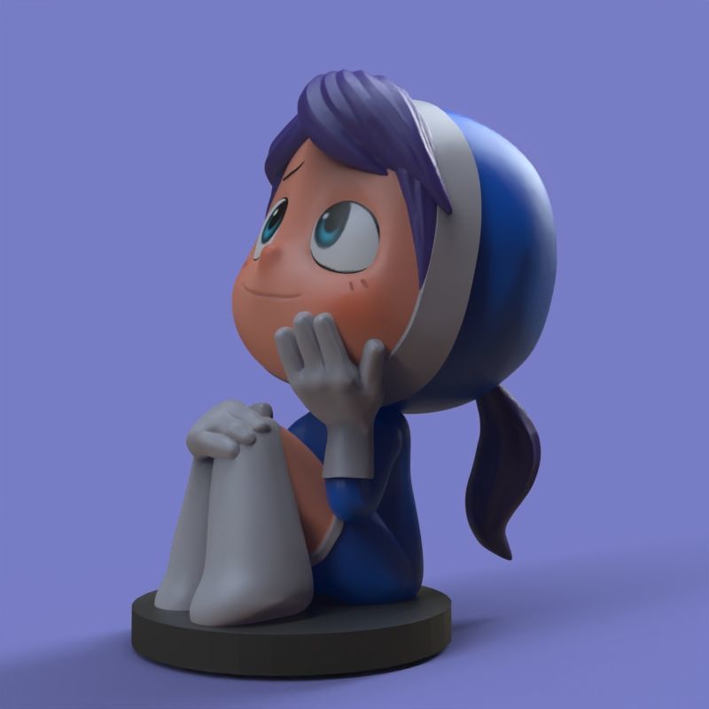 Emotional cell from yumis cells 3D print model_8