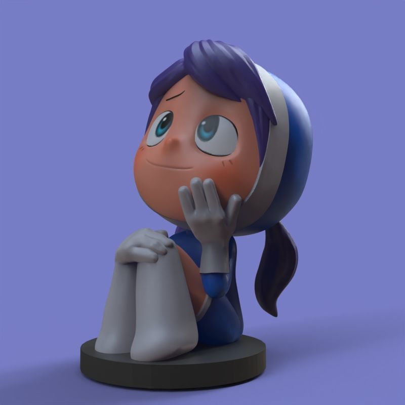 Emotional cell from yumis cells 3D print model_5