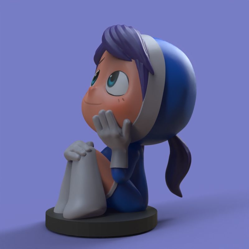 Emotional cell from yumis cells 3D print model_9