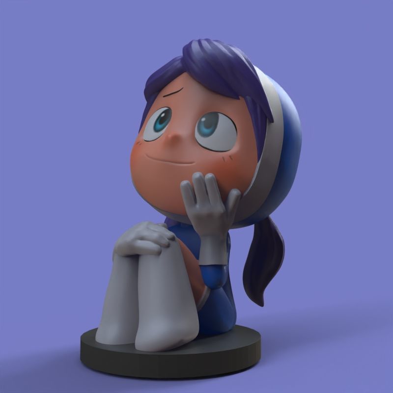 Emotional cell from yumis cells 3D print model_4