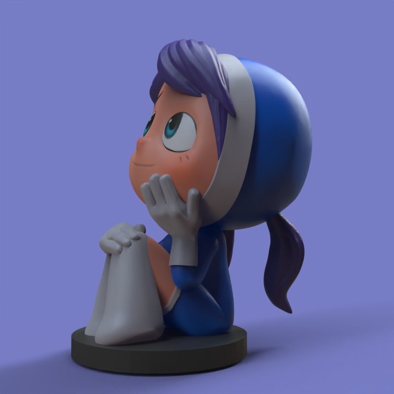 Emotional cell from yumis cells 3D print model_10