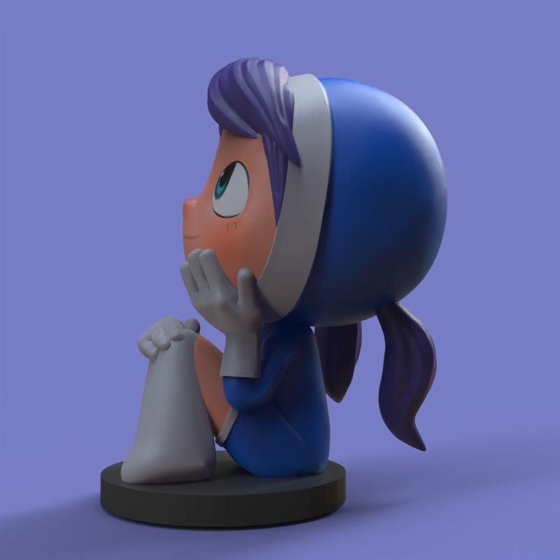 Emotional cell from yumis cells 3D print model_14