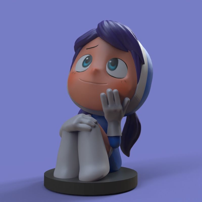 Emotional cell from yumis cells 3D print model_2