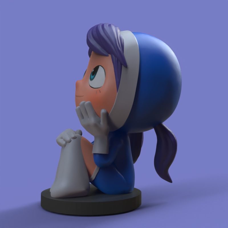 Emotional cell from yumis cells 3D print model_13