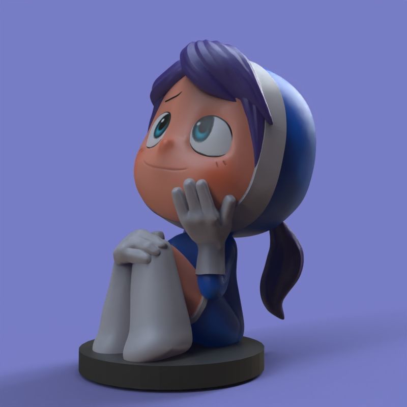 Emotional cell from yumis cells 3D print model_6