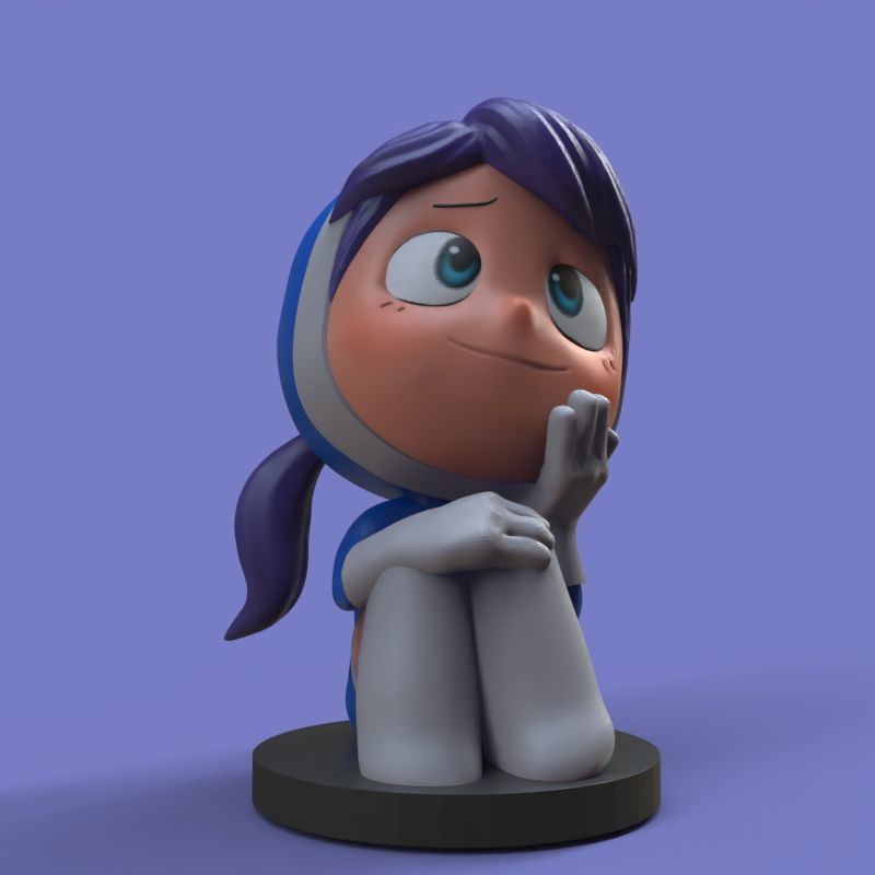 Emotional cell from yumis cells 3D print model_12