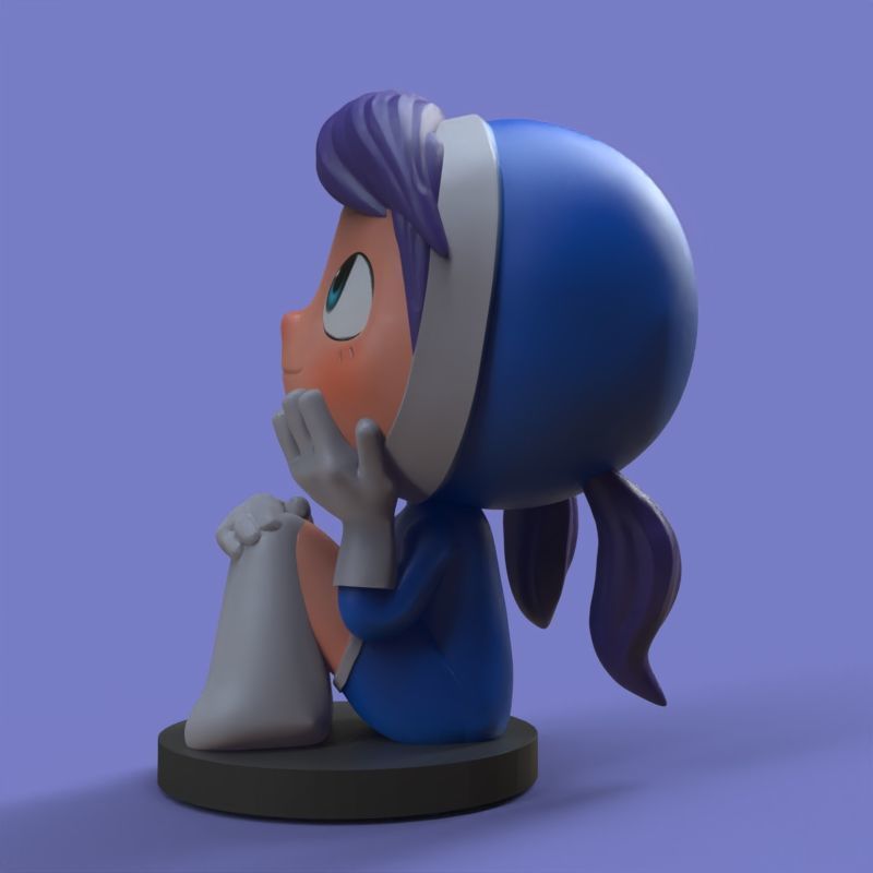 Emotional cell from yumis cells 3D print model_15