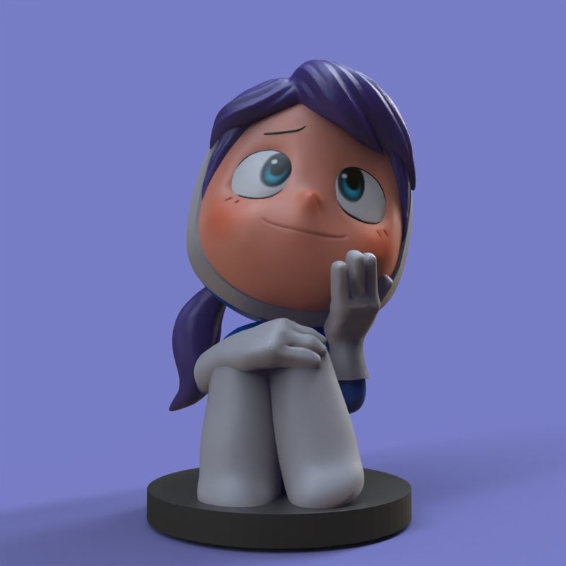 Emotional cell from yumis cells 3D print model_18