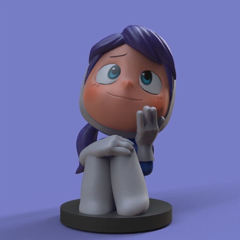 Emotional cell from yumis cells 3D print model_19