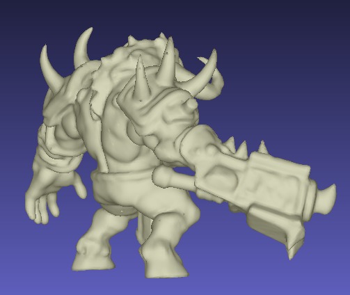 Minotaur 3D print model_6