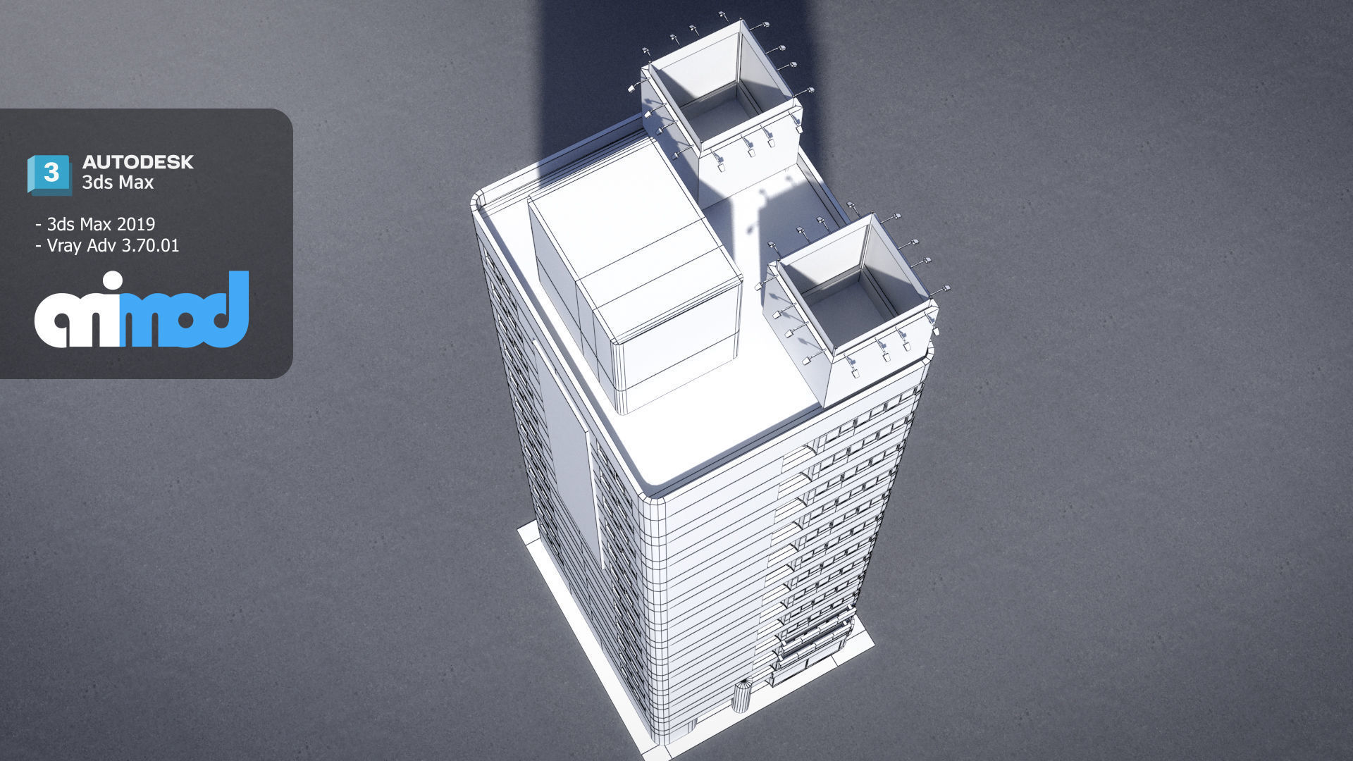 Japanese Building 0002 3D model_9
