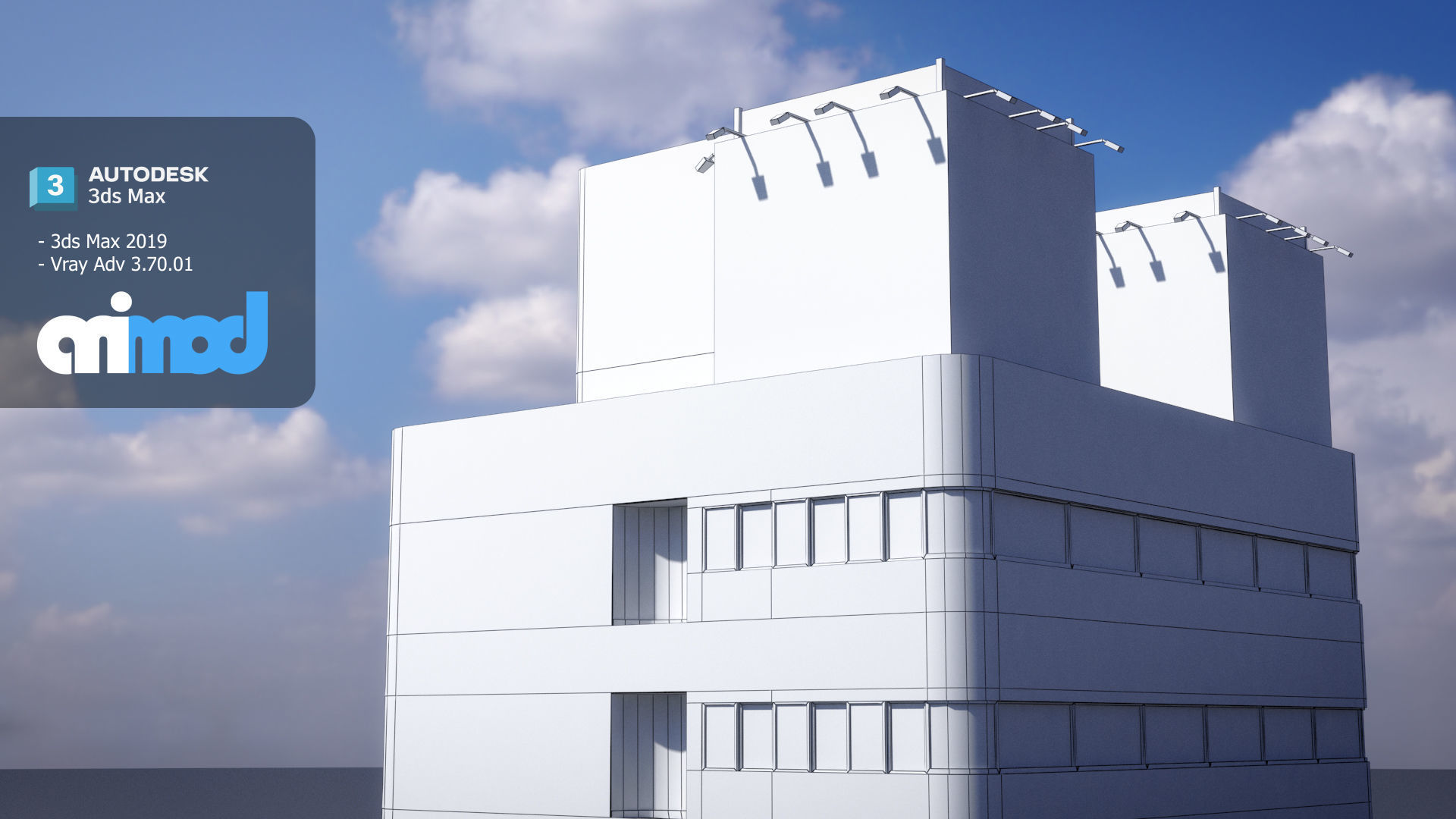 Japanese Building 0002 3D model_8