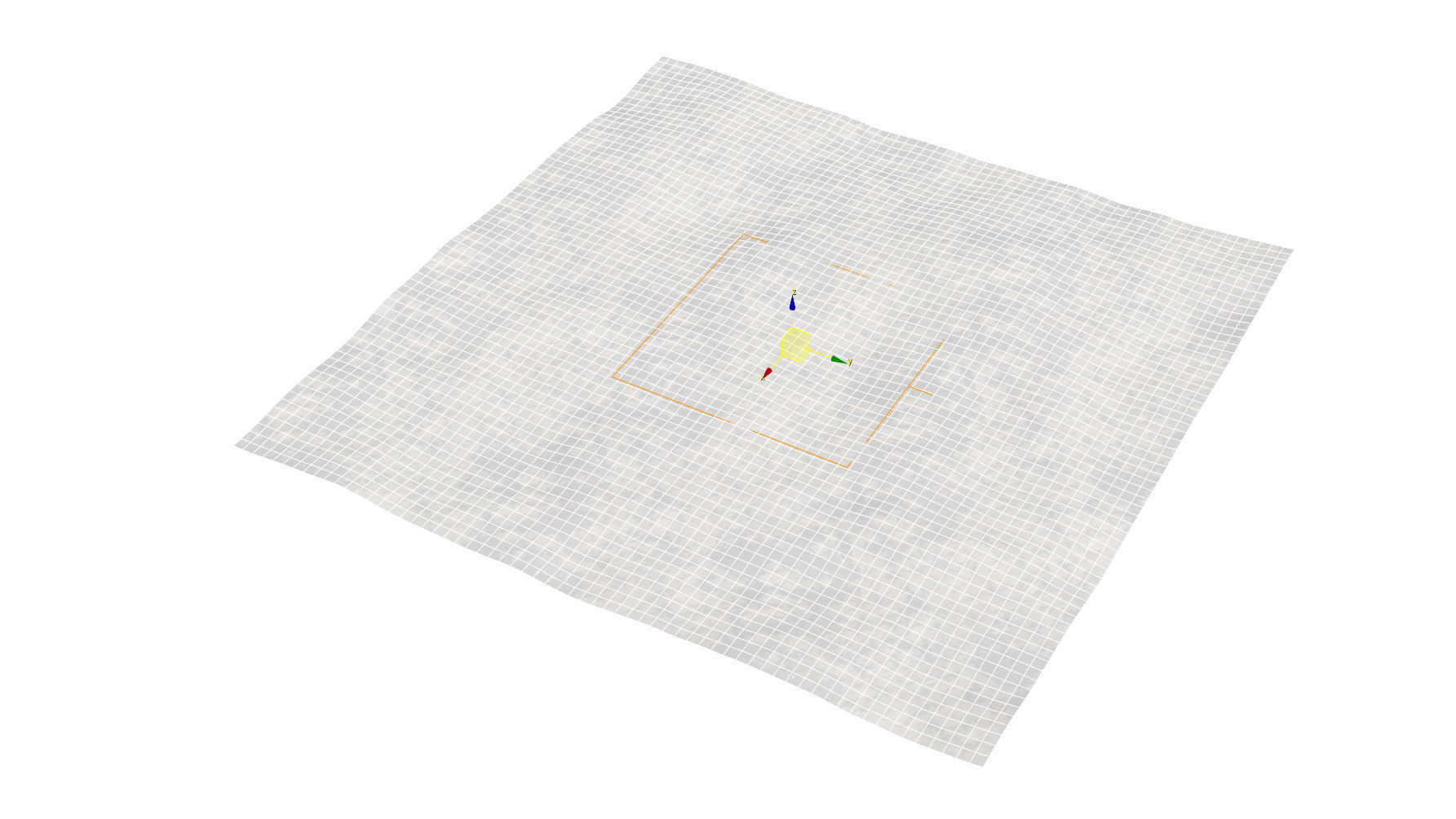 4k seamless material snow square 06 3D model_6