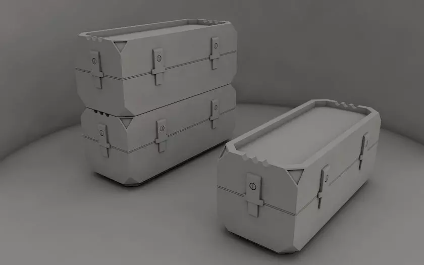 Sci Fi Case 01 Free 3D model