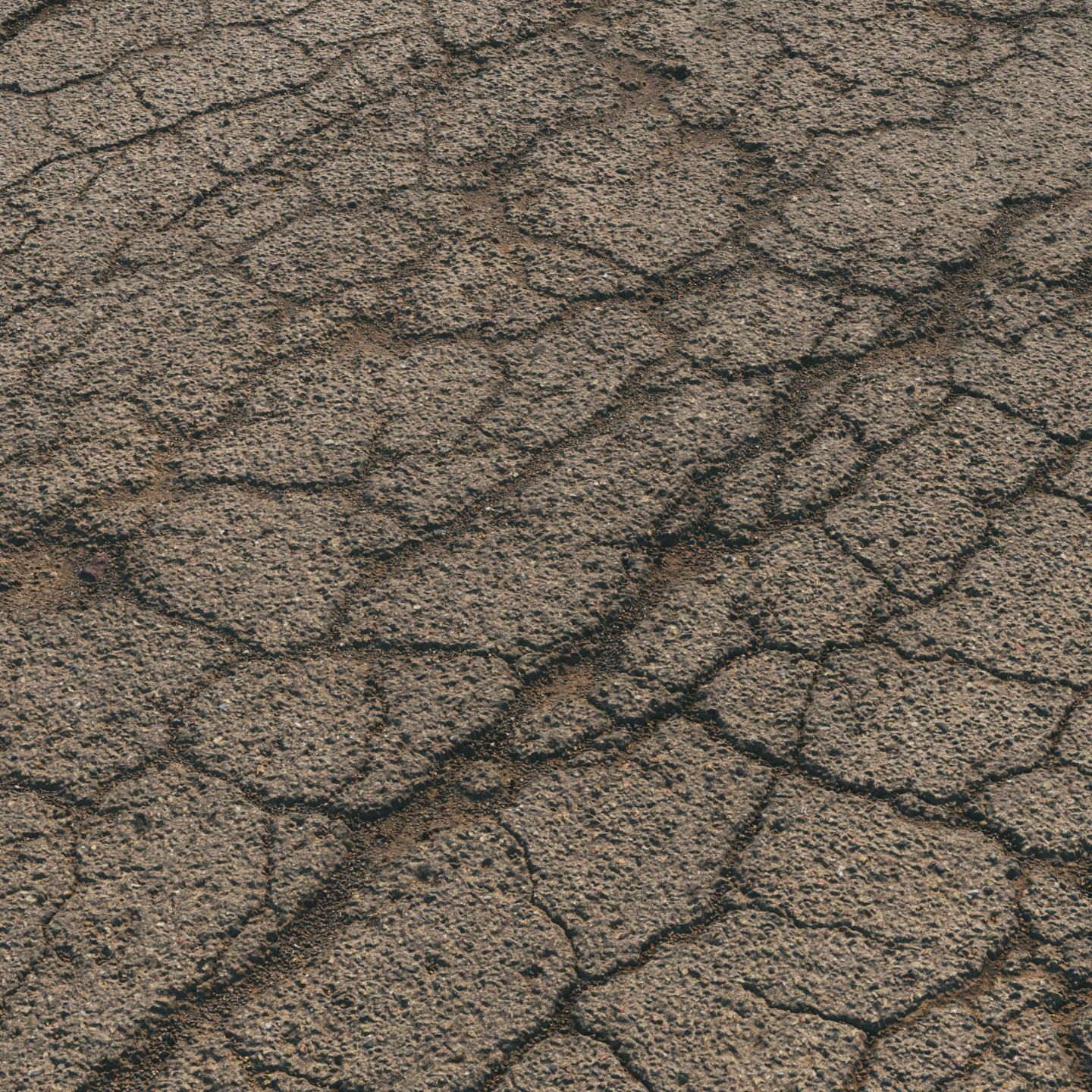 8K material of old asphalt 11 3D model_6