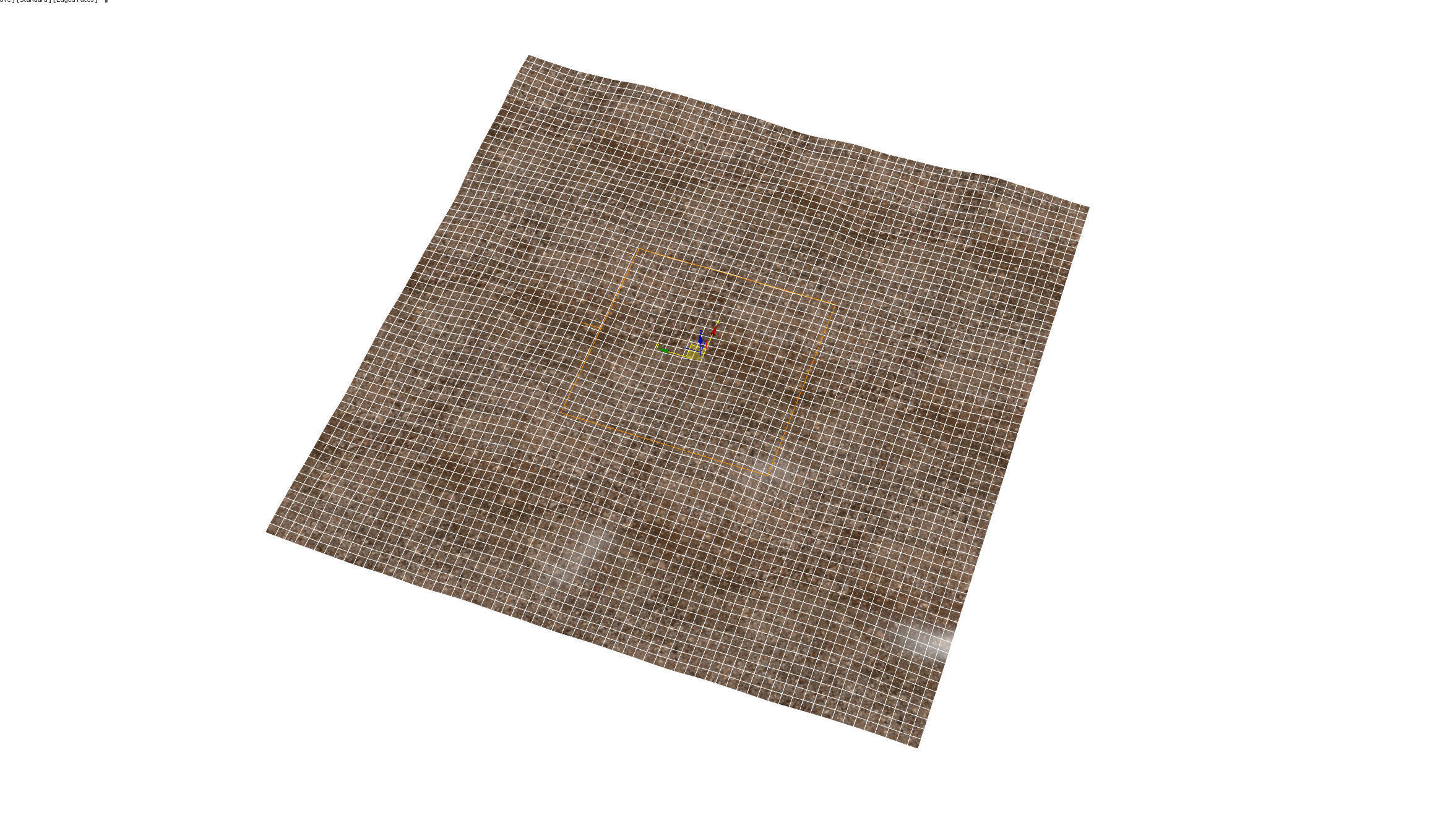 Red gravel material 04 3D model_7