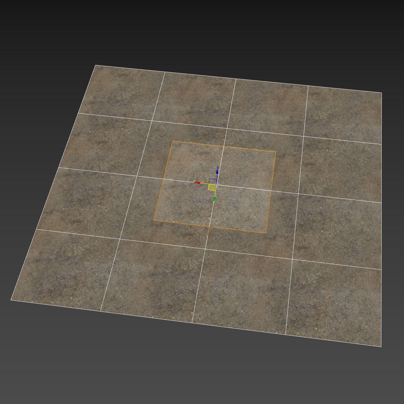 4K material of old asphalt 12 3D model_9