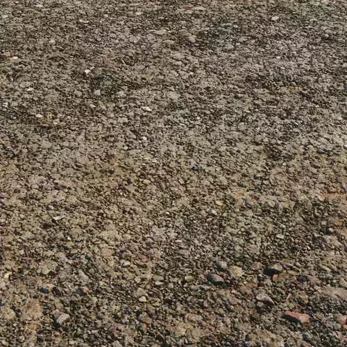 4K material of old asphalt 12 3D model