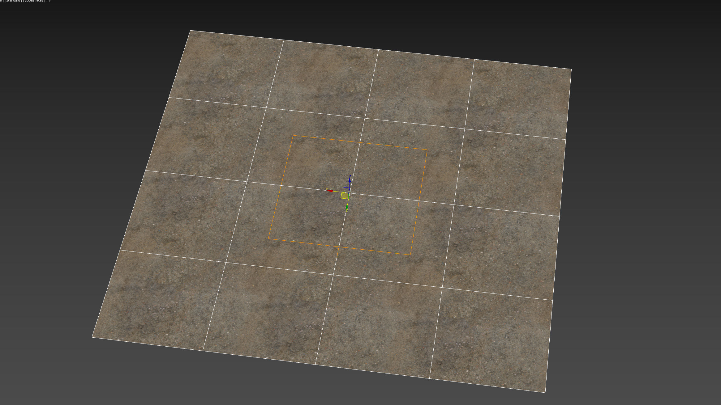 4K material of old asphalt 12 3D model_8