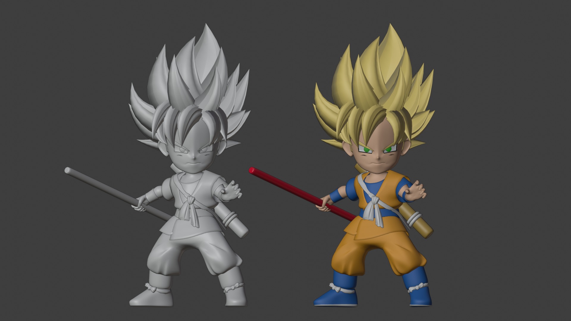 Goku Mini Super Saiyan - Dragonball Daima 3D model_20
