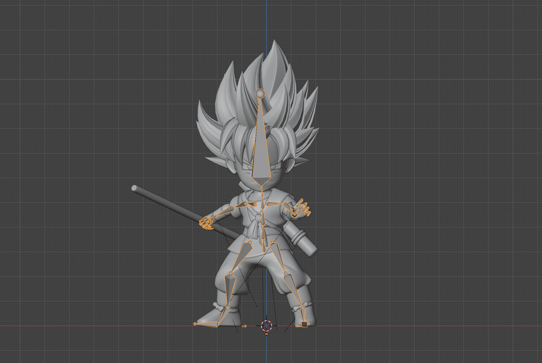 Goku Mini Super Saiyan - Dragonball Daima 3D model_15