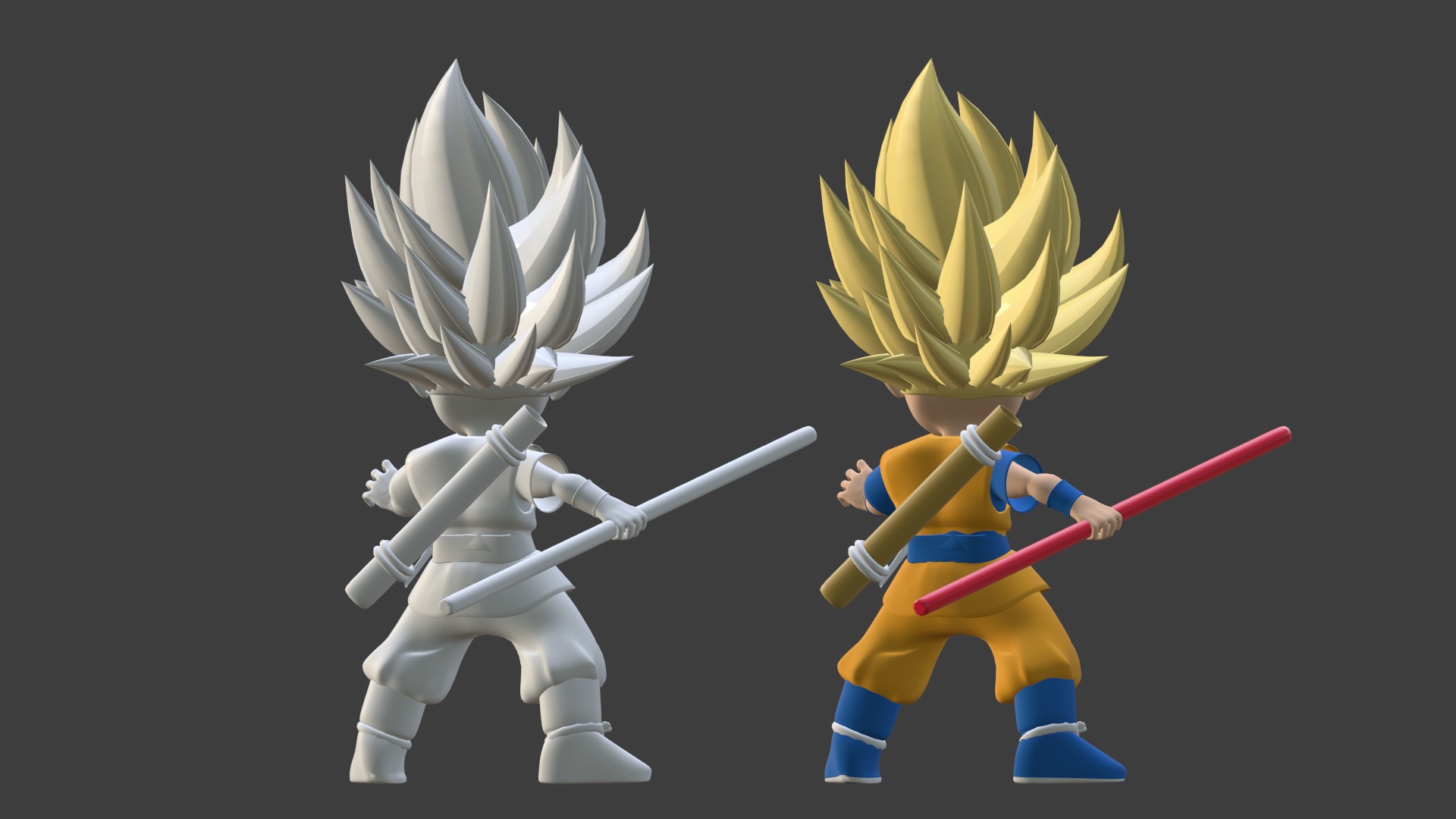 Goku Mini Super Saiyan - Dragonball Daima 3D model_19